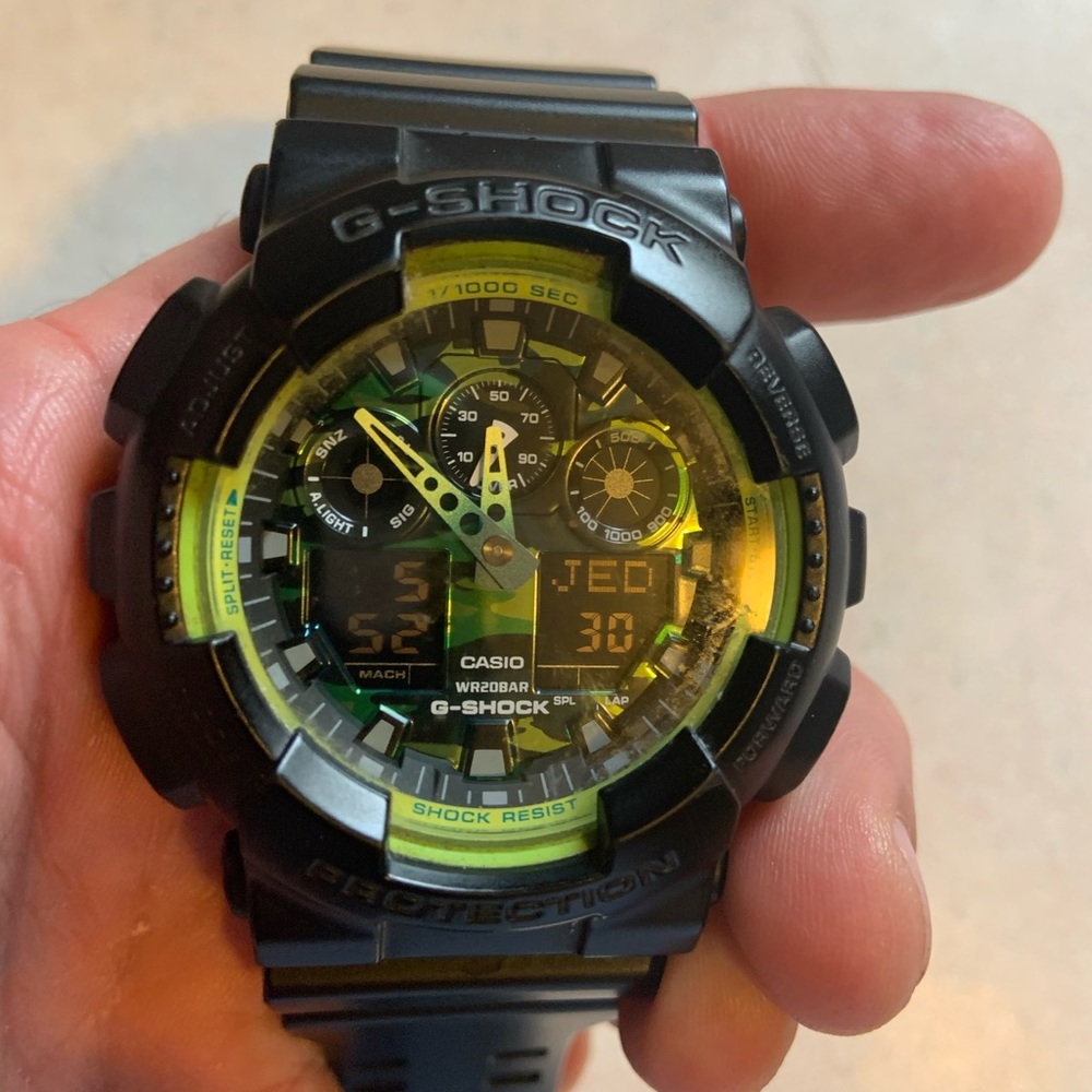 G-Shock men’s black watch